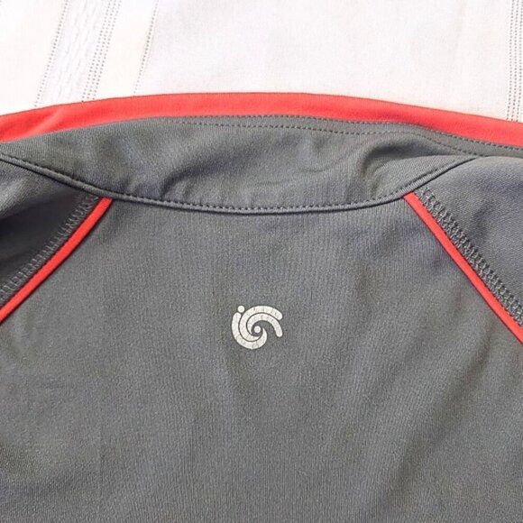 Vtg Y2K New York & Co InMotion Gray & Red Trim 2-pc Mock Neck Tracksuit Set Sz S - Picture 7 of 7